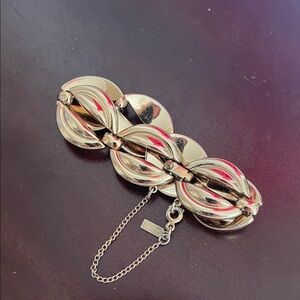 Monet vintage Gold-Tone Bracelet with Chain